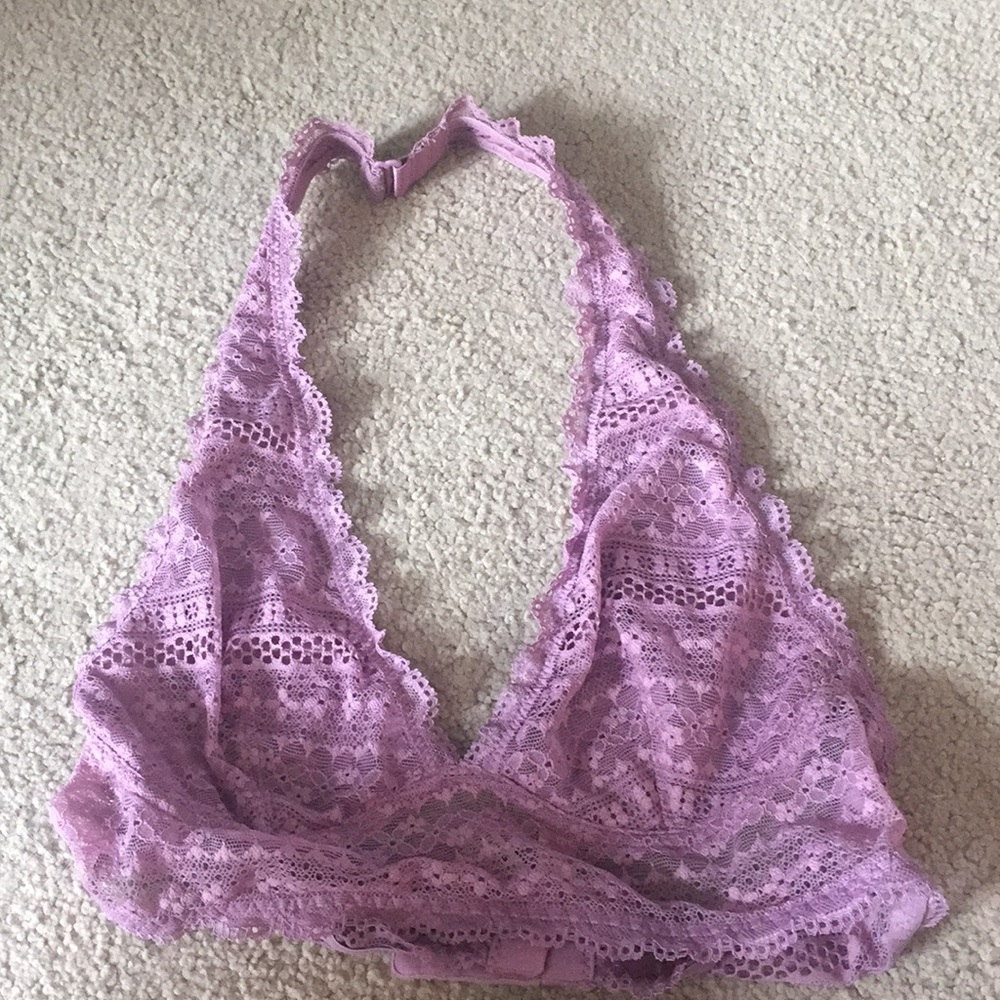 Purple bralette